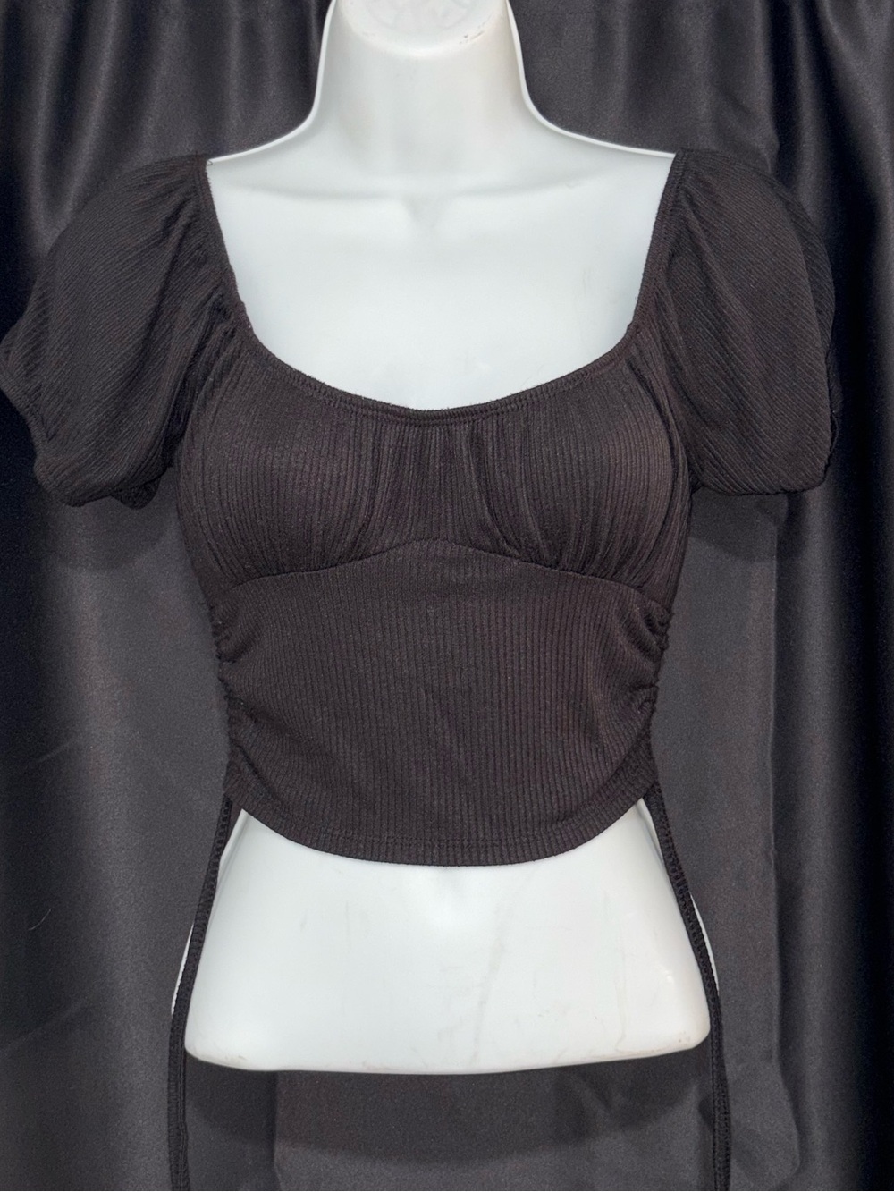 Women’s Black Crop Top blouse S